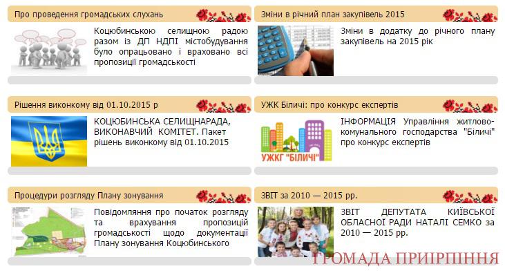 Фальсифікація громадських слухань: за депутатів Коцюбинського взялась прокуратура Фальсифікація громадських слухань: за депутатів Коцюбинського взялась прокуратура